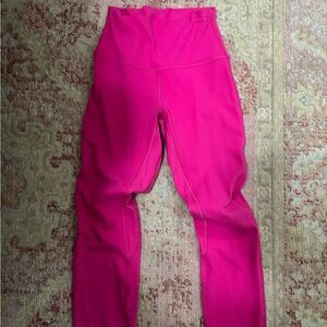 Pink Rare Lululemon High-Waisted Leggings